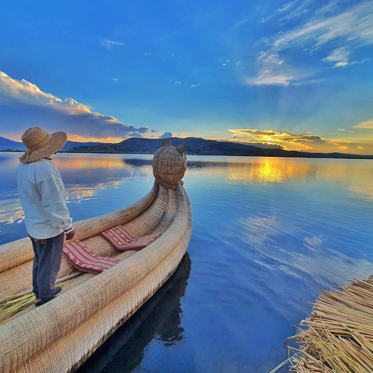 Uros Caminos Del Titicaca Peru Villa Puno Buitenkant foto